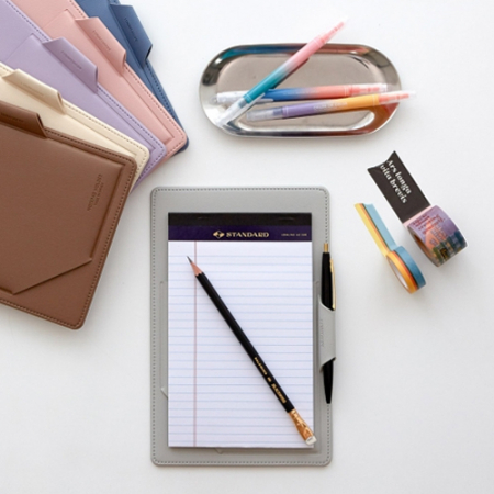 라이드 가죽 리갈패드 노트패드세트 A5 #3