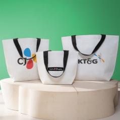 친환경 R-PET 재활용원단 리유저블백 대 (200g 고밀도)