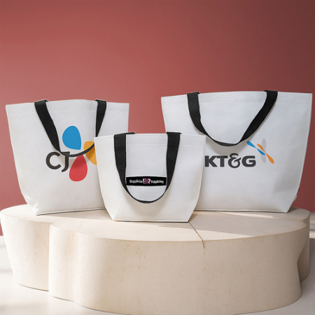 친환경 R-PET 재활용원단 리유저블백 소 (200g 고밀도) #2