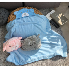 담요 후드 캐릭터 입는담요 무릎담요