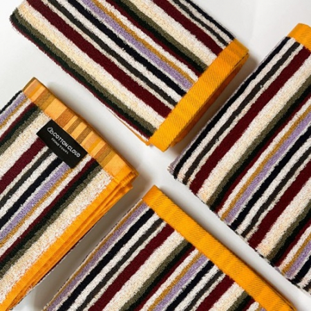 코튼클라우드 선염 파일드 디자인 호텔수건 #2