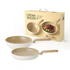 리빙아트 크레마우디 28후라이 26궁중팬 2종세트