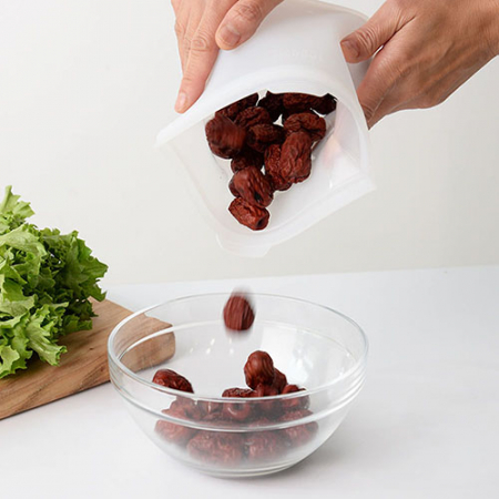 웰세스 실리콘지퍼백5종세트 다회용 지퍼백 #5