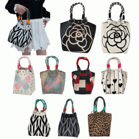 로프 니트 미니가방 손가방 토트백 사은품 #3