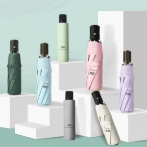 레인픽 심플 UV차단 3단 자동 양우산