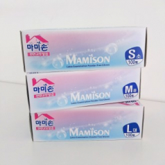 마미손 라텍스장갑 100매 천연장갑