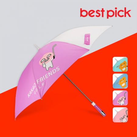 베스트픽 카카오프렌즈 70골프클럽 장우산 (어피치 퍼플) #2