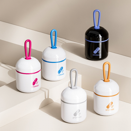 칸막이 원통 알약케이스 #3