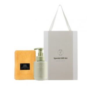 컬러 라벨링 타올 200g + 비건 퍼퓸 핸드워시 마음1호 2p 선물세트