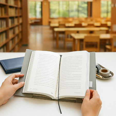 풀커버 가드 가죽 클래식 북커버 M 210x148mm #2