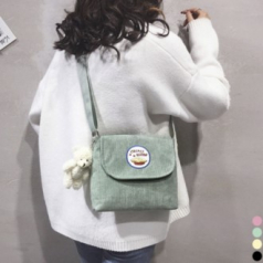 골덴크로스백 코듀로이크로스백 어린이보조가방 미니크로스백