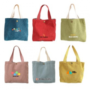 코듀로이 미니백 에코백 미니가방 토트백 손가방 골덴가방 골지가방 똑딱이가방 보조가방