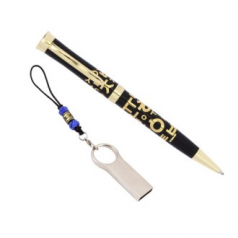 외국인선물 고급 금장 한글 볼펜 메탈 대용량 USB