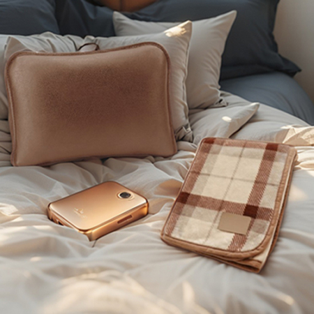 온유 극세사 담요 합성 쿠션 세트