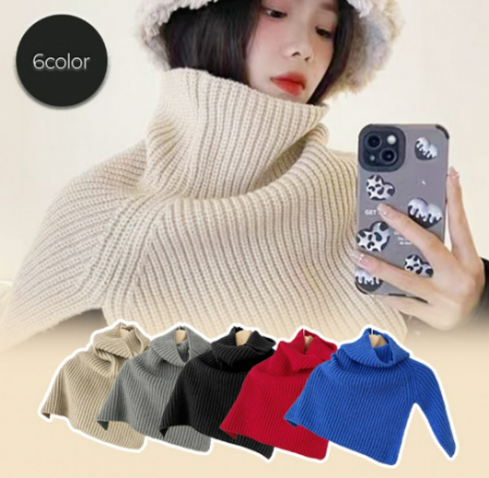 따뜻한 니트 워머 머플러 목도리 겨울 넥워머 패션 #2