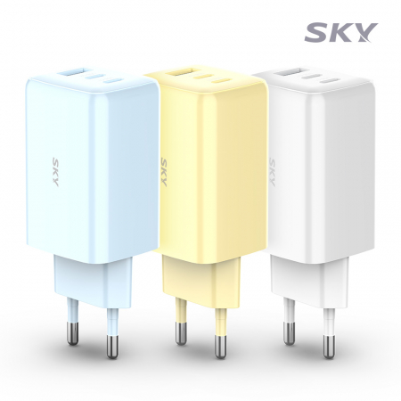 스카이 필 GaN65X 4세대 초미니 65W 멀티 3포트 PD 초고속 충전 어댑터 케이블 세트 #7