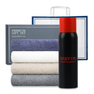 송월 프리미엄 선물 세트 (호텔40수 테일러 1P + 소화기 1P)