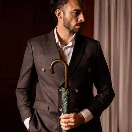 고티바쉬 2세대 우드핸들 초경량 풀카본 장우산 122cm 70사이즈 8K #4