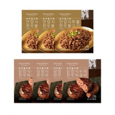[워커힐고메] 언양식 투뿔 한우 불고기 150g X 3팩 + 담양식 한우 떡갈비 120g X 4팩