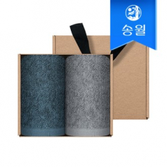 송월타월 애쉬 컬러핸드 주방수건 2매 크라프트세트