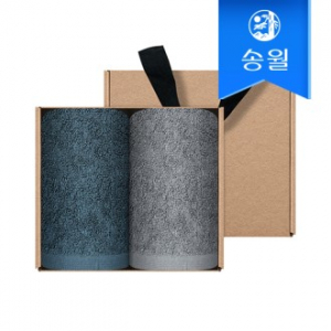 송월타월 애쉬 컬러핸드 주방수건 2매 크라프트세트