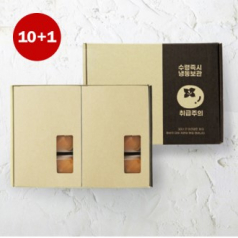 더 기다림 청도 반건시 초당 실속2호 선물세트(50g-60g 12입 / 720g이내) [10+1 덤증정]