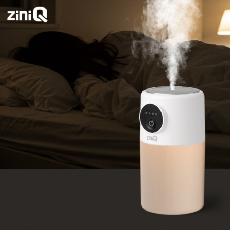 [지니큐] 280ml C타입 LED 무드등 저소음 타이머 미니 가습기 ZQ-HX10 #4