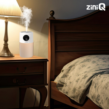 [지니큐] 280ml C타입 LED 무드등 저소음 타이머 미니 가습기 ZQ-HX10 #5