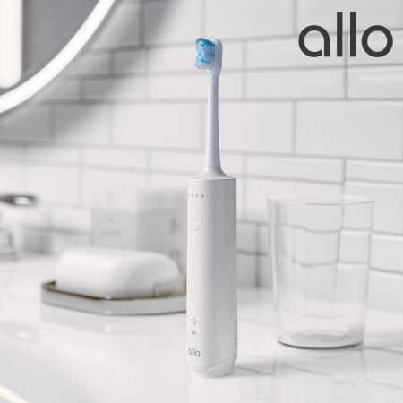 알로 ATA1S 미국 FDA 인증 듀얼덴티 전동칫솔 좌우 회전 음파 완전방수 미세모 #5