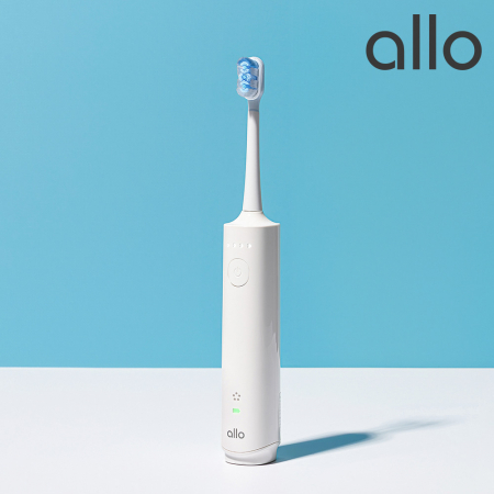 알로 ATA1S 미국 FDA 인증 듀얼덴티 전동칫솔 좌우 회전 음파 완전방수 미세모 #2