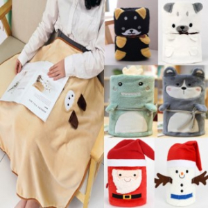 담요 블랭킷 휴대용담요 캐릭터담요 극세사담요 캠핑담요 크리스마스담요 개별파우치