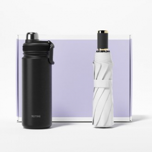 루티네 선물세트 모던 수동 3단 우산+아이언 스포츠 텀블러