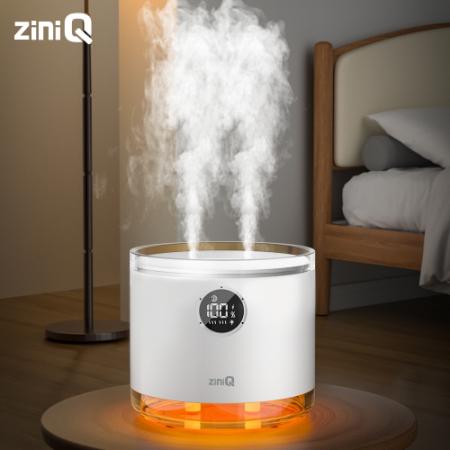 [지니큐] 500ml 무선 C타입 무드등 LED 7가지 컬러 듀얼 가습기 ZQ-HX60 #5