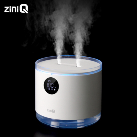 [지니큐] 500ml 무선 C타입 무드등 LED 7가지 컬러 듀얼 가습기 ZQ-HX60 #6