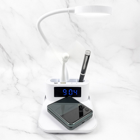 루티네 15W 멀티 고속충전기 디지털알람시계 LED스탠드 #2