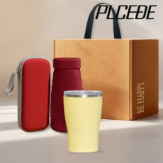 플씨드 5단 사각 캡슐 우산 + 텀블러 350ml 2종세트