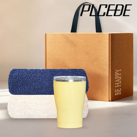 플씨드 데일리 코마 40수 타월 180g + 텀블러 350ml 2종세트 #2