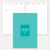 만년형 월간 플래너 노트 (중철제본/32절/B6)