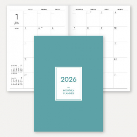 2026 월간 플래너 노트(중철제본/16절/B5) #2