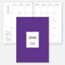 2026 월간 플래너 노트 (중철제본/25절/A5)