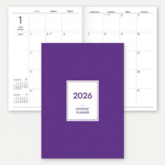 2026 월간 플래너 노트 (중철제본/25절/A5)