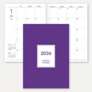 2026 월간 플래너 노트 (중철제본/25절/A5)