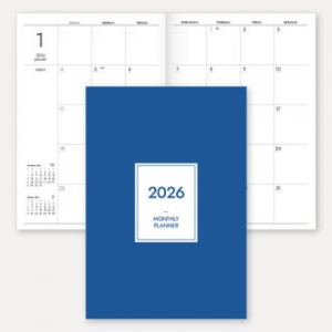 2026 월간 플래너 노트 (중철제본/32절/B6)