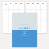 만년형 월간 플래너 노트 (책제본/25절/A5)