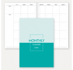 만년형 월간 플래너 노트 (책제본/32절/B6)