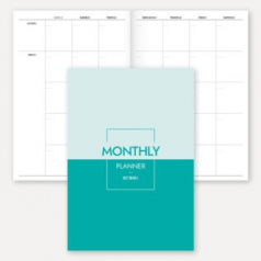 만년형 월간 플래너 노트 (책제본/32절/B6)