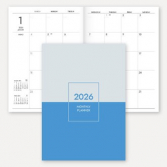 2026 월간 플래너 노트 (책제본/25절/A5)