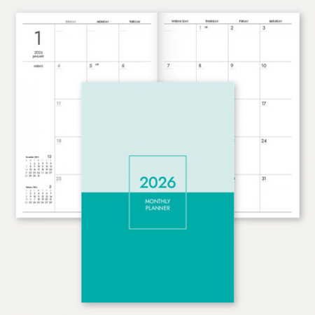 2026 월간 플래너 노트 (책제본/32절/B6) #3