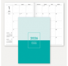 2026 월간 플래너 노트 (책제본/32절/B6)