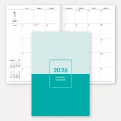 2026 월간 플래너 노트 (책제본/32절/B6)